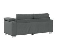 Canapé causeuse/2 PLACES - NANAS - Sofa-2 PERSONNES - Loveseat - Gris foncé 180x80x82cm tissu C1388922