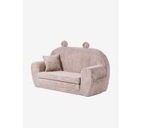 Canapé chauffeuse ours velours beige TU