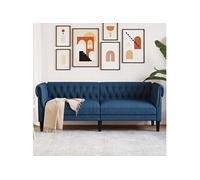 VidaXL Chesterfield - Bleu