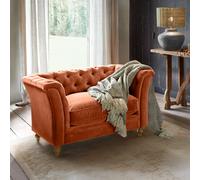 Canapé Clères orange H/L/P env. 75/132/82 cm