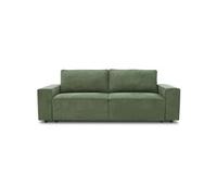 Canapé con ible 3 places JOSH Tissu Loft Olive Coffre de rangement L 239 P 117 H 65