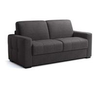 Generique Canapé convertible EUREKA Express 3 places Tissu Como 22 Graphite 200x102x95 cm