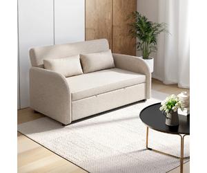 Canapé conv. 2 PL NOAH beige