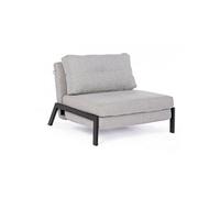 Canapé convertible 1 place gain de place en tissu HAYDEN Beige 95x96x h79 cm