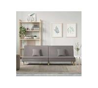 vidaXL Canapé-lit 351905 taupe tissu 2 places 89 x 200 x 70 cm