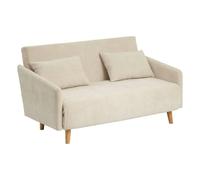 Canapé clic-clac Milo 2 places beige - Atmosphera Créateur d'intérieur