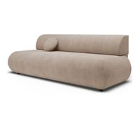 Canapé convertible 3 places - ARMONE - Chenille - Beige