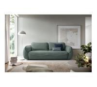 Canapé convertible 3 places - CUTIE - en velours vert sauge