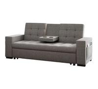 Concept Usine Canapé convertible NOHO – gris foncé avec rangements