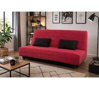 Canapé Convertible Clic-Clac SIMMONS 3 Places - Couchage Quotidien 123x188cm - Coffre Rangement - Déhoussable - France