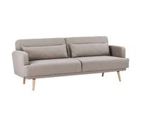 Canapé convertible JACK - 3 places - Beige