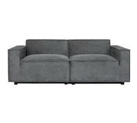 Canapé convertible modulaire SABAIDECO IGOR 2/3 places gris anthracite Gris anthracite