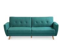 Canapé convertible scandinave tissu vert Fresha Bleu & Vert G