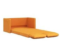 Canape convertible vidaxl 2 places en tissu jaune 60 x 174 x 55 cm jaune G