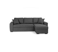 Canapé d angle con ible réversible 4 places Tissu L 244 P 151 H 90 HAMILTON Fabr