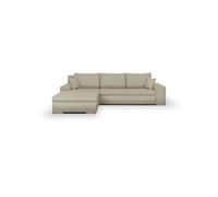 Canapé d angle con ible réversible coffre de rangement Tissu L 289 P 94 188 H 88