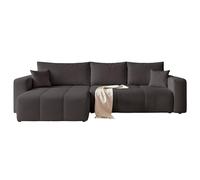 Canapé d’angle convertible réversible avec coffre 278 x 145 cm | 278 x 145 x 79 cm, Rangement pratique, Salon et nuit, Coffre intégré