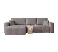 Canapé d’angle convertible réversible avec coffre 278 x 145 cm | 278 x 145 x 79 cm, Rangement pratique, Salon et nuit, Coffre intégré
