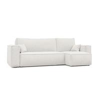 Canapé d’Angle Convertible réversible avec Rangement 244 x 145 cm Beige | 244 x 145 cm, Rangement pratique, Espace de rangement, Salon et nuit