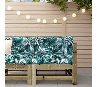 vidaXL Canapé d'angle de jardin Bois de pin imprégné