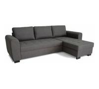Canapé d angle fi e réversible 4 places Tissu Anthracite L245 P150 H86 cm HAMILTON Anthracite G