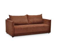 Canapé d'angle 2,5 places modulaire gauche en tissu chenille - OMAO