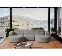 Canapé d'angle de jardin, canapé convertible, canapé d'angle en U Studio de design Modena U Patio Gris clair