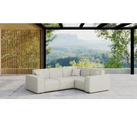 canapé d'angle de jardin MALIBU pour le jardin, la terrasse, la cour, confortable et spacieux, canapé d'angle de jardin, ODYSSEY Cr?me (droite)