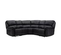 Venture Home Canapé d'angle de relaxation Saranda 338 cm inclinable Noir
