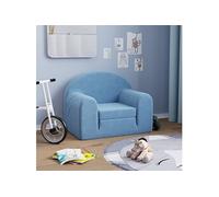 Canape dangle droit convertible moment 1 places en Polyester bleu