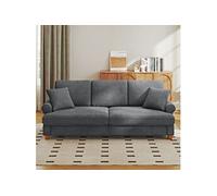 Canape dangle droit fixe GENERIQUE 3 places en tissu gris