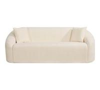 Habitat et Jardin Canapé Droit Fixe en Tissu Ondine - 3 Places - Beige