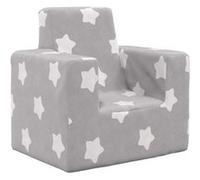 vidaXL Canapé enfant - Gris clair