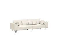 Canape dangle droit fixe haba trading b.v. stable 4 places en velours beige beige