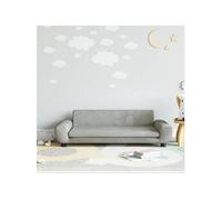 Vidaxl Canapé pour enfants Gris clair 100x54x33 cm