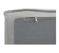 Canapé 2 places/accessoires pour canapé HWC-O54, canapé 2 places Canapé lounge, modulaire Tissu/textile (300 g/m²) 63 x 194 x 97 cm gris clair