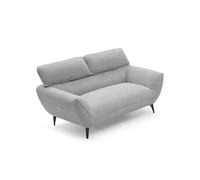 Canape dangle droit fixe menzzo ALLURE 2 places en Velours cotele gris