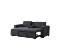 Canape dangle droit fixe NOHO 3 places en tissu gris