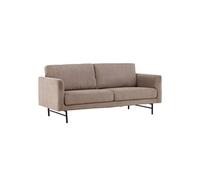 Canape dangle droit fixe Sky 3 places en velours marron