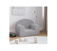 Canape dangle droit fixe venlo 1 places en polyester grisclair