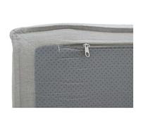 Canape dangle droit fixe Vertriebs moment 2 places en tissu gris