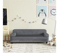 Canape dangle droit fixe venlo 1 places en Velours gris