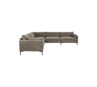 Canapé d'angle en tissu gris, 7 places, angle réversible, relax, quotidien - Zuiver, Summer - 318x318x82 cm