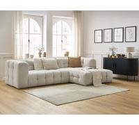 Canapé d'angle fixe CLOUD beige angle droit BOBOCHIC 3 places Angle droit Beige