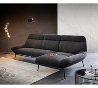 Canapé-d'angle Shape High 305x160 chaise longue noire à droite de la marque ES