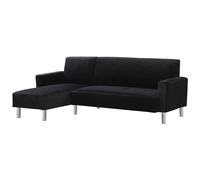 Habitat et Jardin Canapé d'angle Tissu réversible Rio - 4 Places - Gris Anthracite