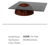 Canapé d'appoint Designer verre tables table salon chambre canapé bois Italie meubles