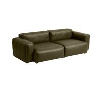 Canapé de 2,5 places cuir avec accoudoirs bas Mags Soft 238x103,5x67cm WxHxD 238x67x103.5cm
