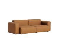 Canapé de 2,5 places cuir avec accoudoirs bas Mags Soft 238x103,5x67cm WxHxD 238x67x103.5cm