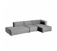 Canapé de 3 places droit Mags Soft 334x153x67cm black stained pine wood legs
